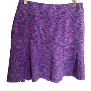 GGBlue Luxe Sport Blue, White and Pink Golf Skort Medium